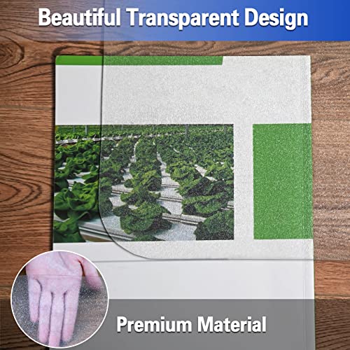 Amyracel Chair Mat For Hardwood Floor, 60” X 46” Clear Floor Mat For Office Chair On Hardwood, Easy Glide Office Floor Protector Mat For Rolling Chairs #TOP5