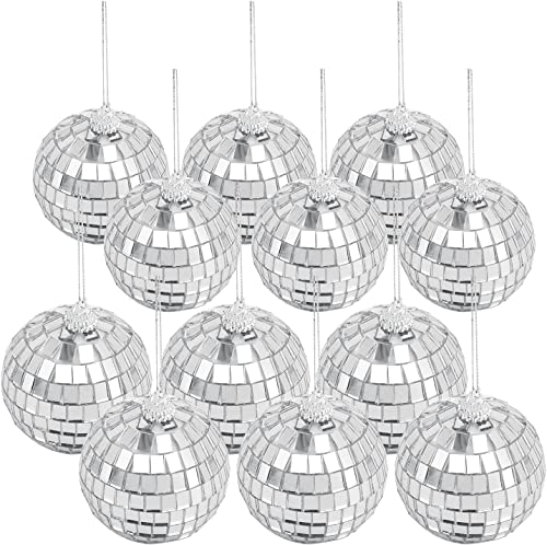 Boules disco de Noël et Halloween décorations réfléchissantes pour vos soirées