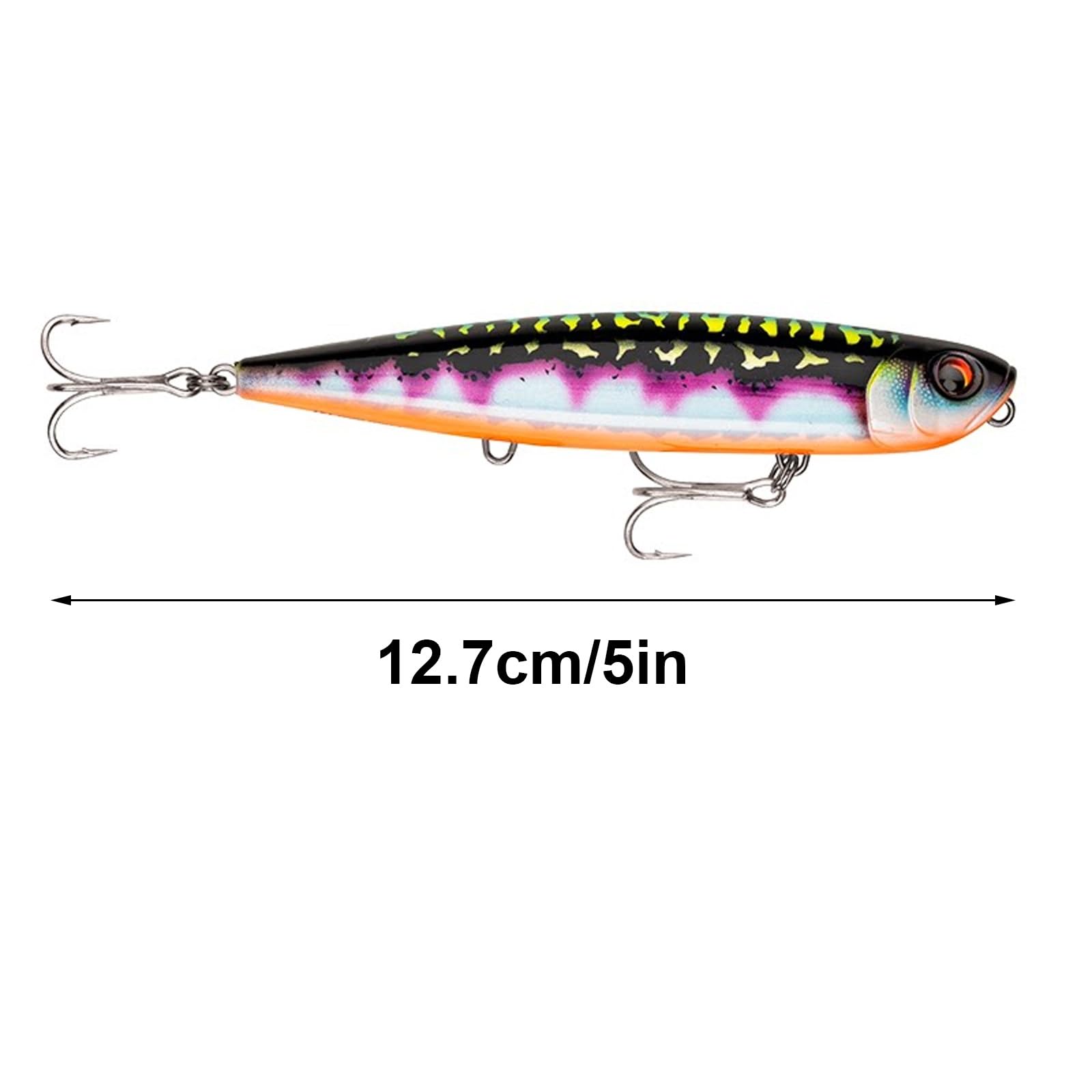 Accesorios de pesca, señuelos de lanzamiento largo para peces de lubina y mandarina, diseño duradero para lanzar eficazmente, ideal para entusiastas de la pesca de agua dulce