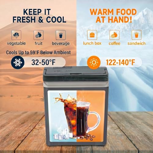 SubSun 32QT Electric Cooler&Warmer w/Handle Portable Thermoelectric Fridge by SubSun - Used condition - US$106.50