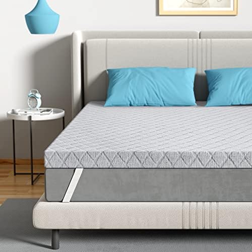 BedStory 3 Inch Firm Memory Foam Mattress Topper Queen Size