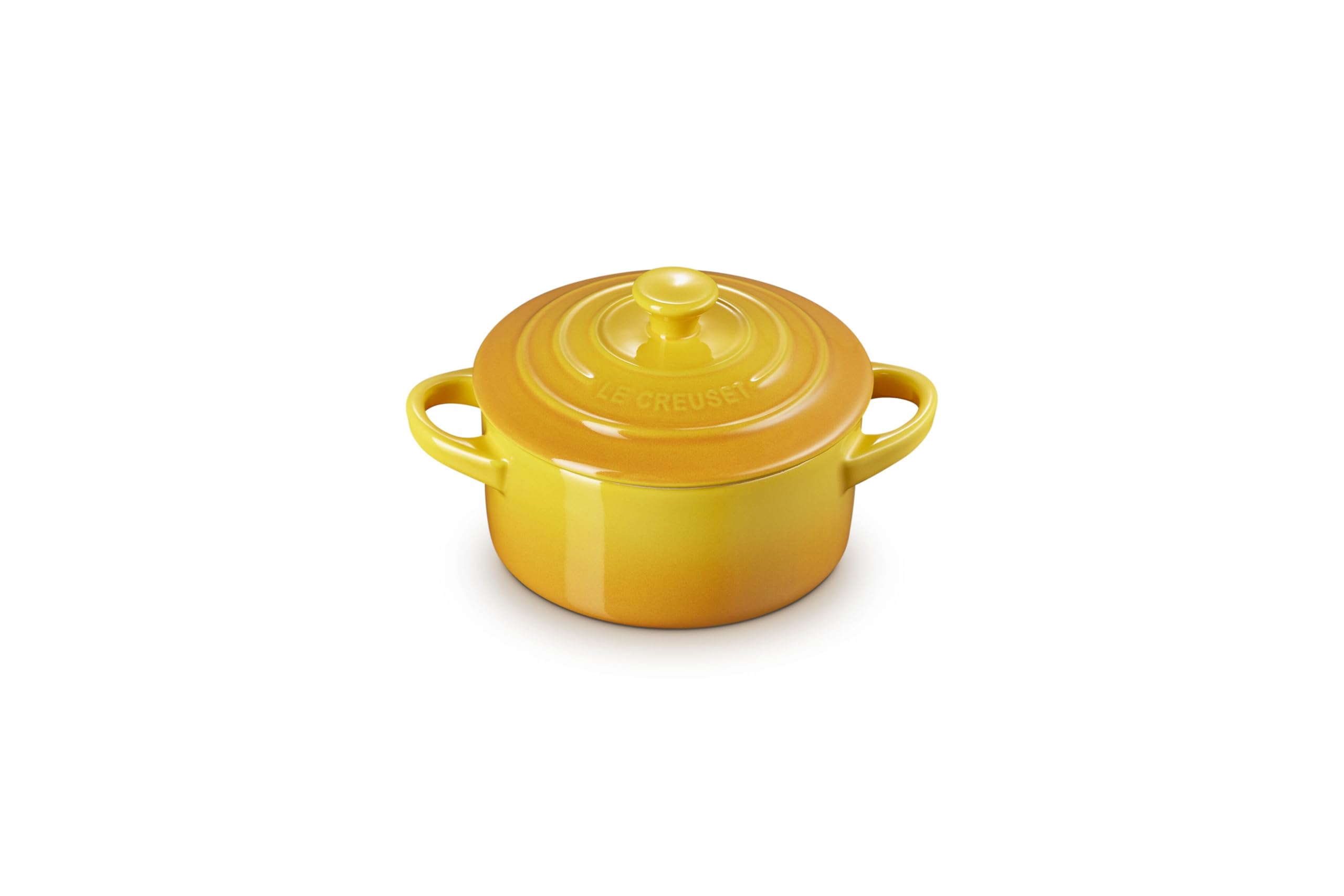 Le Creuset Stoneware Mini Round Cocotte, 8oz., Nectar