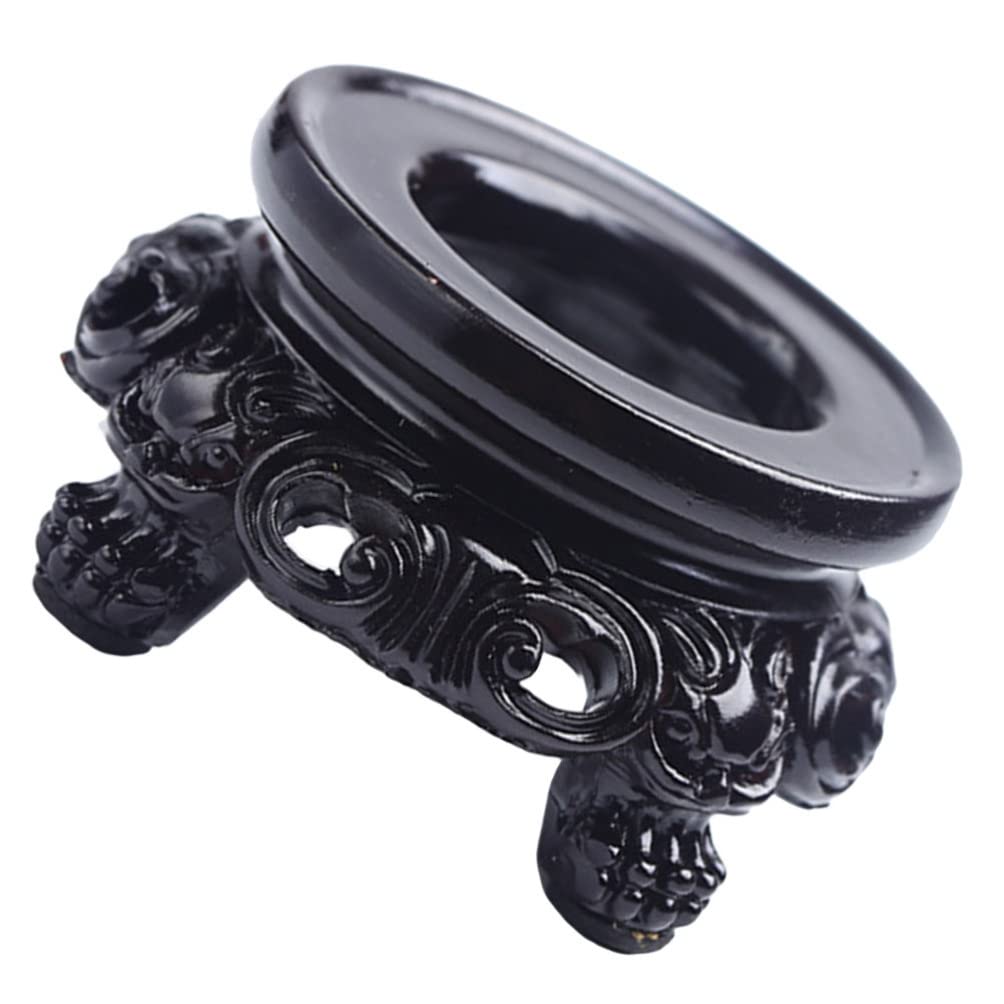 TOPBATHY Soporte De Exhibición De Bolas De Cristal Base De Resina Hueca Decoración De Escritorio y Hogar Para Sala De Estar Jardín y Dormitorio