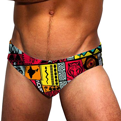 Nonbak Costume da Bagno Uomo Bombay Slip Resistenza PBT 55% e Poliestere 45% (XL)