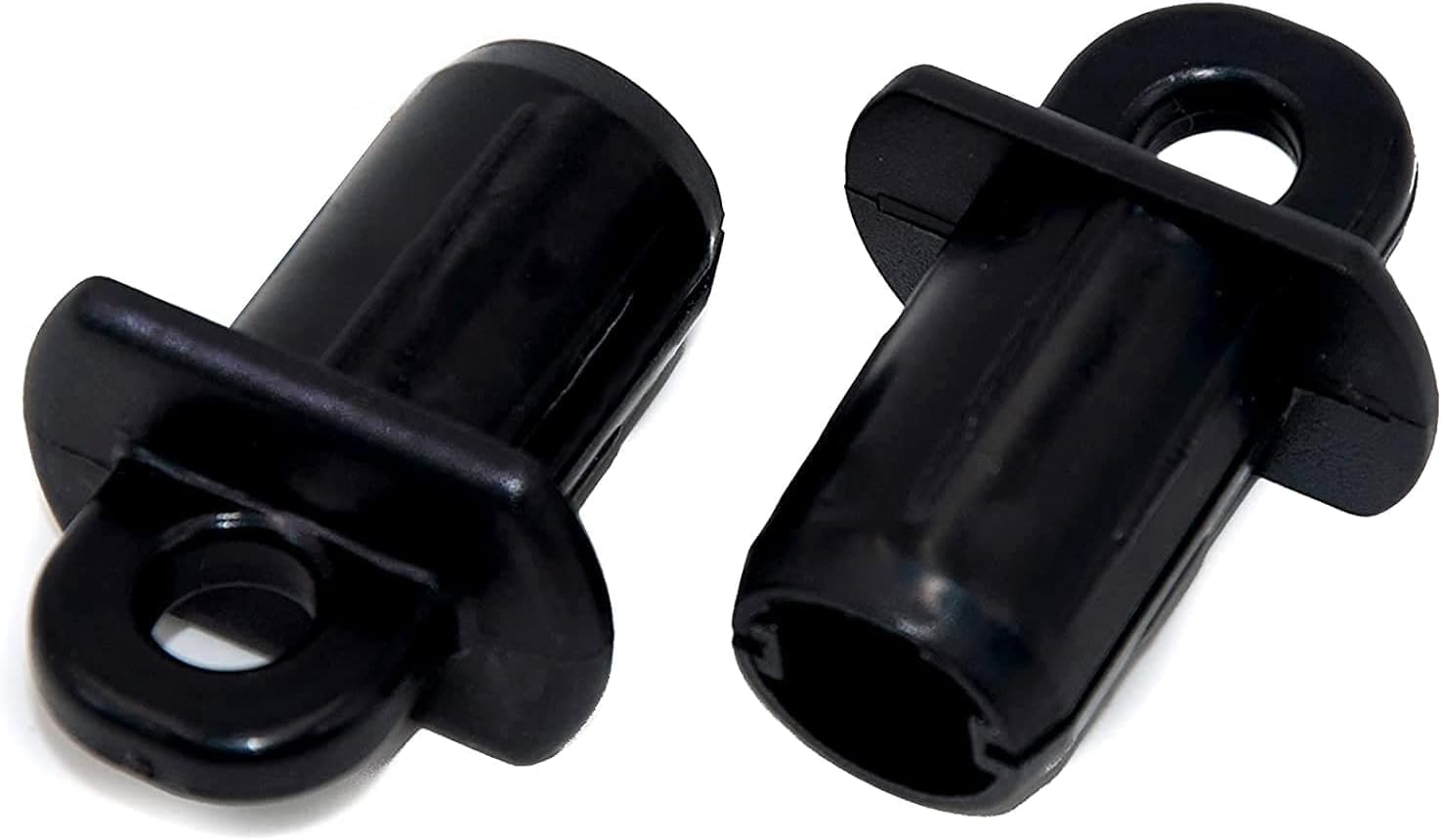 Upgrade Bunge kit+Universal Replacement Installation Bracket for Outdoor/Indoor Sunshade Roller Blind end Covers (2 Set, Brown)