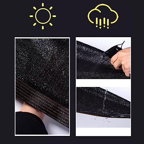 Malla de sombreo del 60% para Invernadero. Protección UV. Antigranizo. Permeable al Aire y al Agua suculentas, Plantas de Exterior y hortalizas (1x2m).