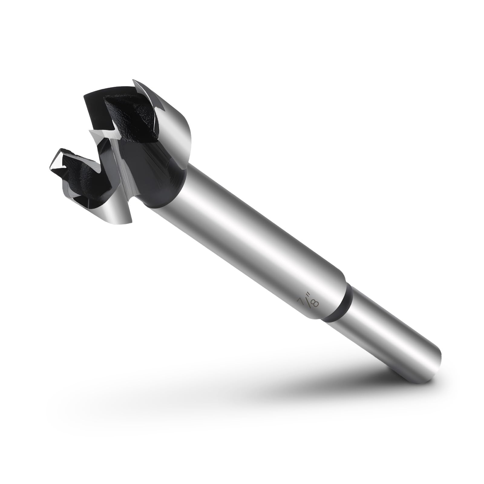 NIBBLAX 7/8" Forstner Bit for Wood, 7/8 Inch (Dia.) Wood Drill Bit Forstner Bits for Woodworking, Round Shank
