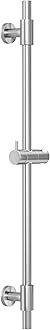 KES 30-Inch Shower Slide Bar with Adjustable Handheld Shower Head Holder, Reuse Existing Holes, Universal Fit, SUS304 Brushed Stainless Steel Wall Mount for Bathroom, Drilling Required, F209S78-BS
