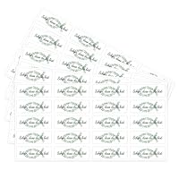 100 Stück Kommunion Sticker Fisch Eukalyptus Aufkleber Schön, dass du da bist Konfirmation Gäste Gastgeschenk Schokolade Stickers Pralinenaufkleber für Christenings Konfirmation Taufe Geburtstag