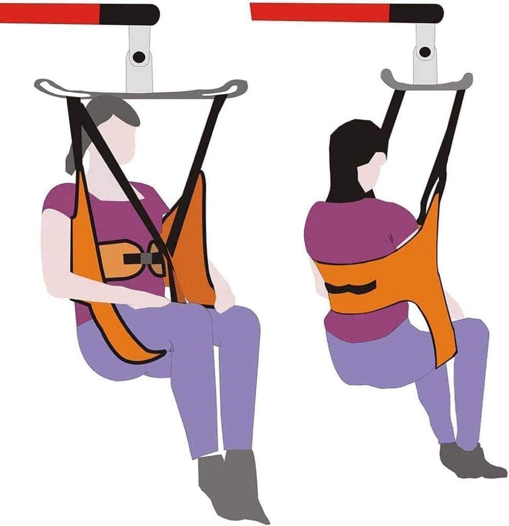 Imbracatura per sollevamento paziente con supporto lombare, ispessita per una maggiore sicurezza durante la toilette, la doccia, il bagno, supporta fino a 204 kg
