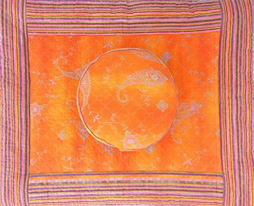 Tantra Meditation Yoga Cushion Set with Mat Bassetti Fabric Meditation
