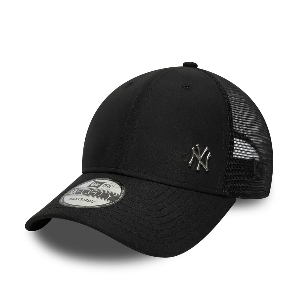 New Era Czapka baseballowa dla dorosłych Flawless MLB New York Yankees czarna, czarna, jeden rozmiar