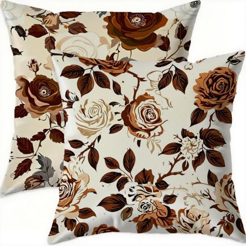 Housse coussin 60x60cm velours imperméable double face avec zip - 2