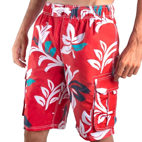 Image of Kanu Surf Mens Barracuda Swim Trunks (Regular & Extended Sizes)