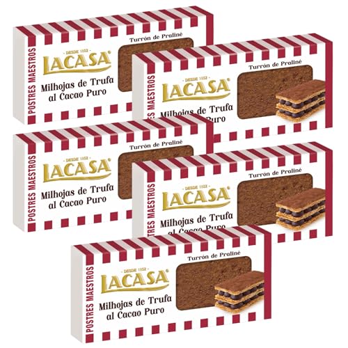 Lacasa 5x Turrón de Milhojas de Trufa 200 G