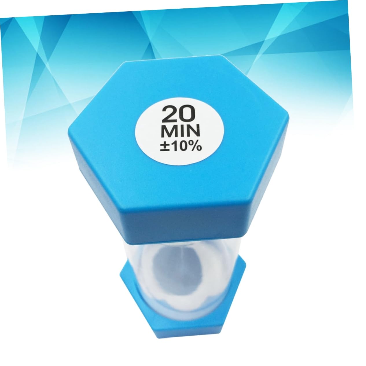 MAGICLULU 2 Relojes De Arena para Niños con Temporizador Visual De 20 Piezas para Niños Y Niñas con Luz Decorativa Hexagonal.