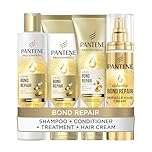 Pantene Bond Repair Shampoo + Conditioner + Deep Conditioning Treatment + 5in1 Lightweight Leave in Miracle Cream. Nourish & Strengthen damaged Hair. Repairs Split Ends. Repair Damaged hair bonds
