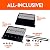 ECHOGEAR 15U Open Frame Rack - Heavy Duty 4 Post Design Holds All Your Network Servers & AV Gear - Includes 2 Vented Shelves & is Wall Mountable
