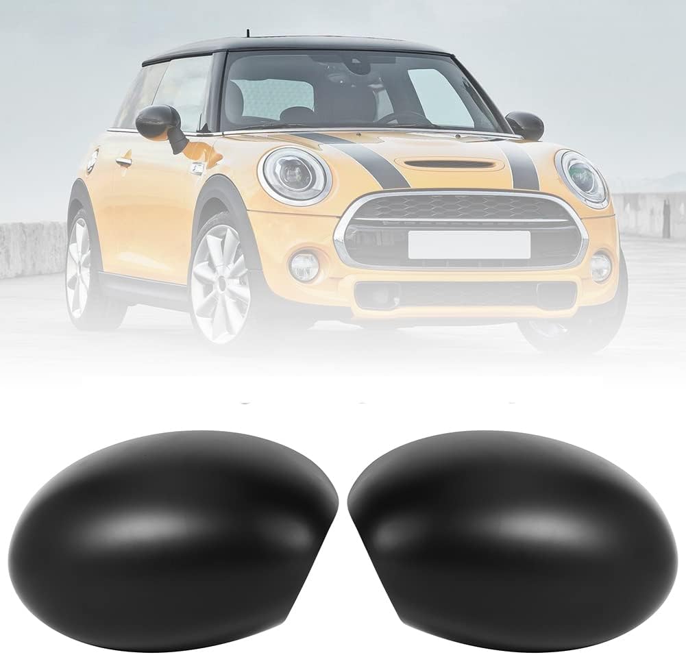 Car Side Mirror Covers Rearview Door Wing Mirror Caps for MINI Cooper R50 R53 2001-2008 R52 2004-2007