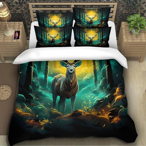 Parure de lit chat des forêts 220x240 : le cadeau idéal pour enfants
