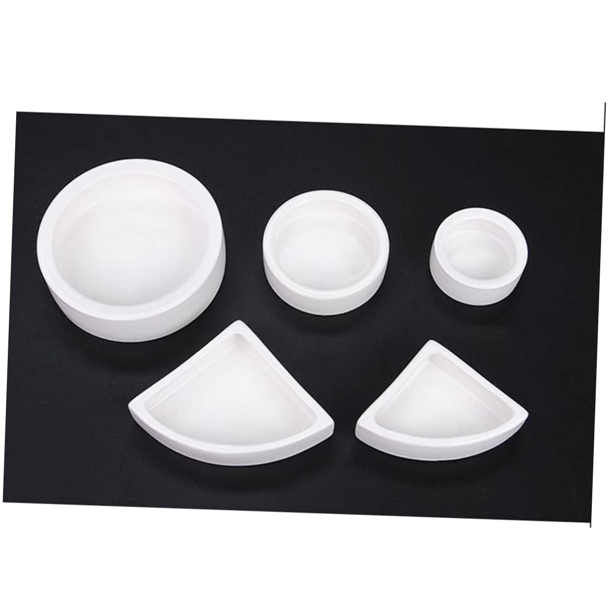 INOOMP 9pezzi Ciotole Spessper Rettili Vassoio Antiscivolo per per Lucertole Design Stabile e Facile Piccolo