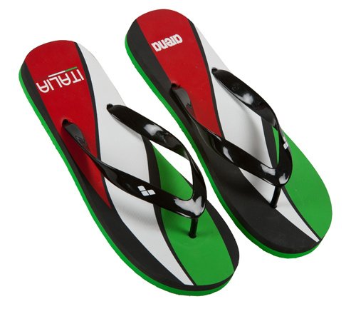 ARENA Flip-Flops, Motiv: Italia, Herren, Flip Flop Ita, schwarz