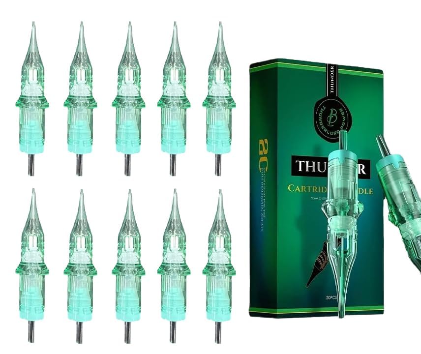 Image of 20pcs Thunderlord Tattoo Cartridge Needles Round Magnum 0.30mm Standard Tattoo Needle for Rotary Tattoo Machine (5RS+9RS)