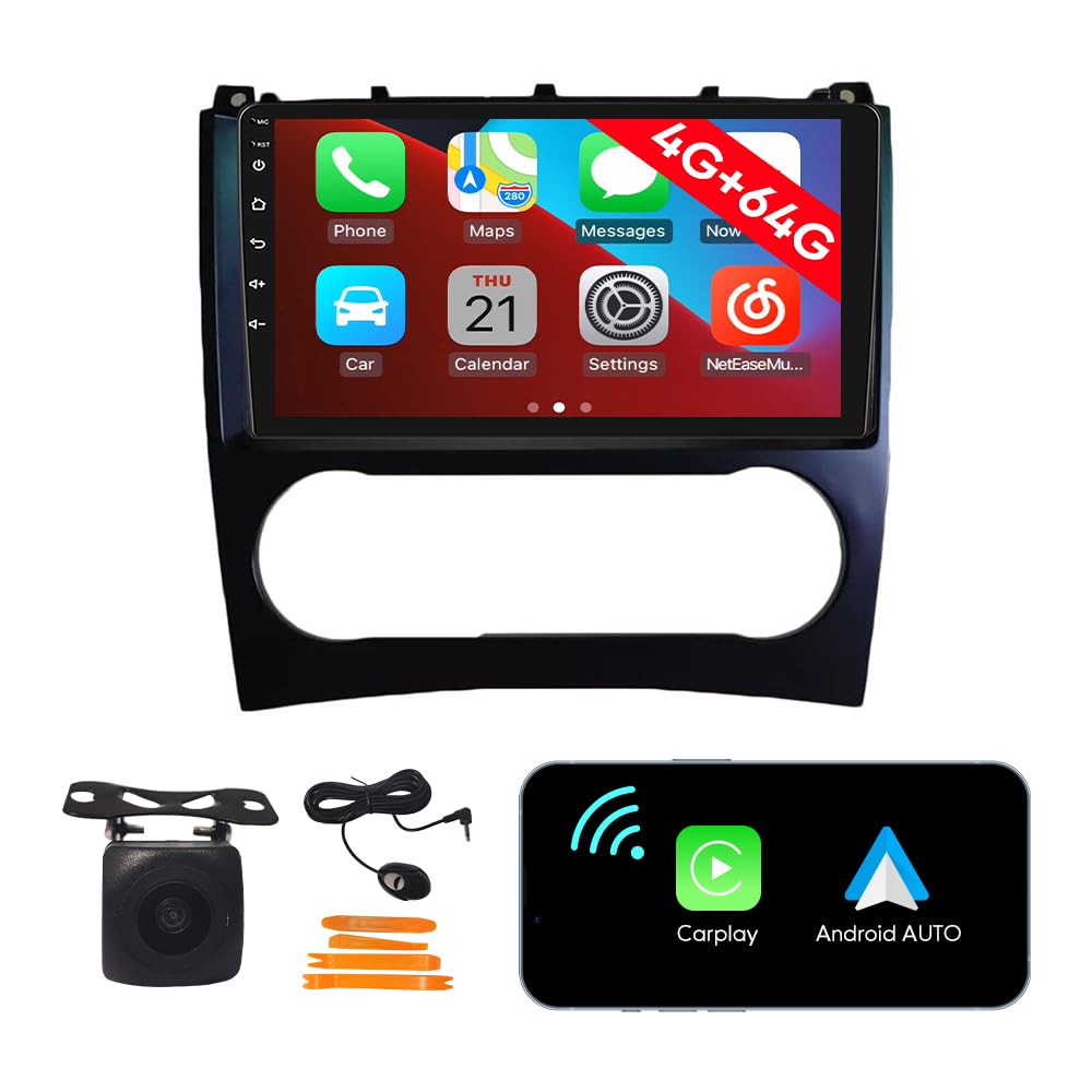 [4G 64G] Android Car Stereo FM Radio Carplay Android Auto 9