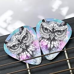 Médiators Guitare 12-Pack Hibou Arbre Branche Médiators Guitare Électrique Guitare Acoustique Diverses Guitares - Les Beatles, Paul McCartney, John Lennon, RIngo Starr, George Harrison Médiators Guitare 12-Pack Hibou Arbre Branche Médiators Guitare Électrique Guitare Acoustique Diverses Guitares – Image 6