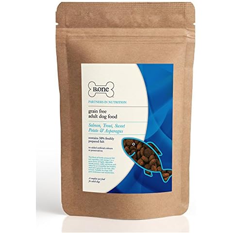 B.one 50% Salmon & Trout, Potato & Asparagus - Premium Grain Free Adult Dog Food (1.5kg bag) Cover