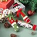 JOYIN 3 Pieces Snowman Fridge Door Handle Covers Appliance Fits Standard Size Kitchen Refrigerator Microwave Oven Or Dishwasher, Xmas Indoor Decor, Party Favor Supplies, Washable Holiday Door Decor.