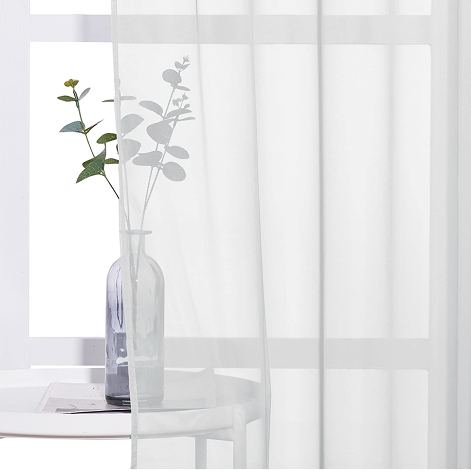 PureFit - Cortinas Transparentes Para Exteriores Para Patio, Resistentes Al Agua, A La