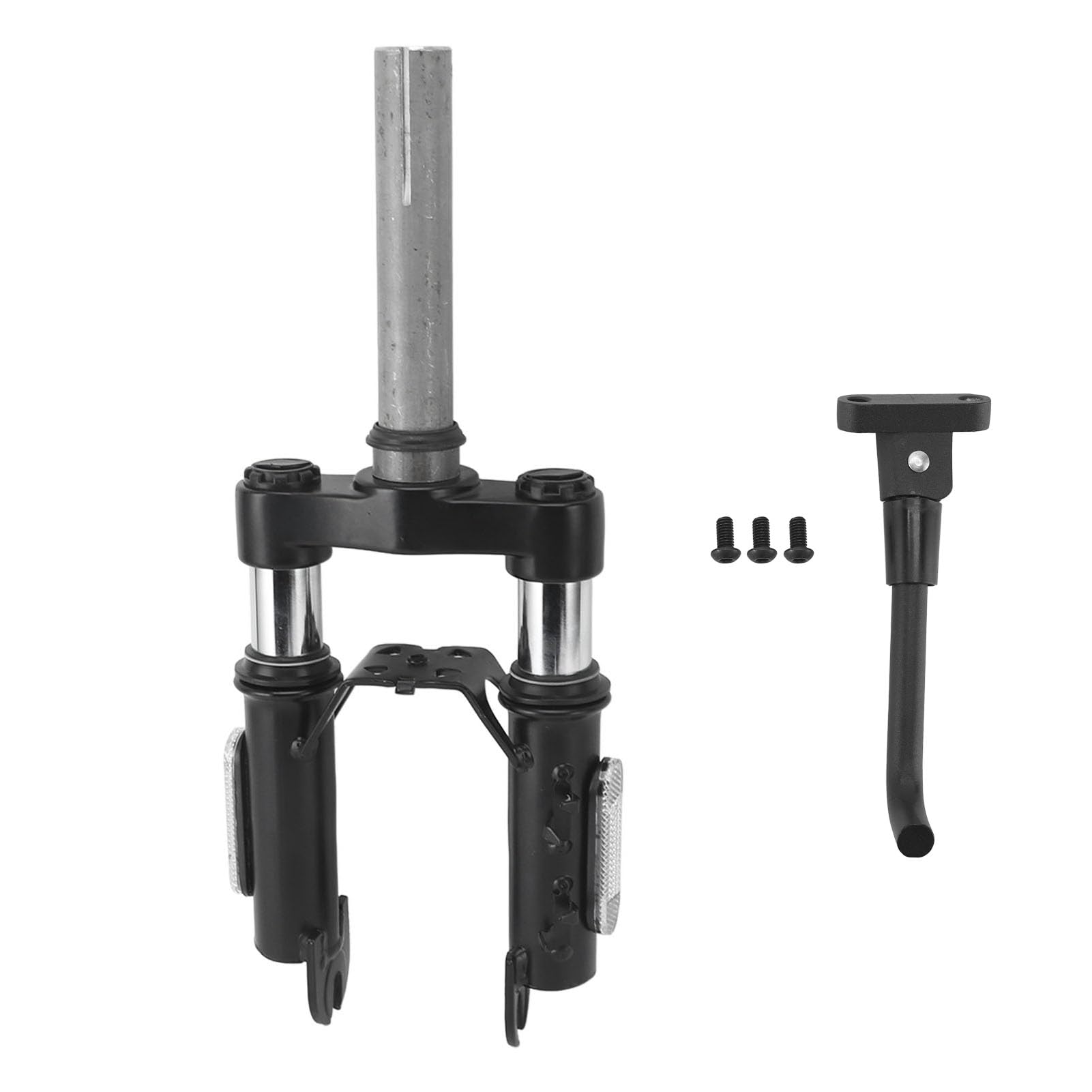 Dilwe Amortisseurs Avant, Kit de Suspension de Fourche Réglable en Acier Inoxydable pour Remplacement de Support de Scooter électrique
