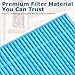 OOBILA 8-Pack Replacement Filters Compatible with LEVOIT Superior 6000S Smart Evaporative Humidifier, Upgraded Material with 6 Pack Sponge Filters, Effectively Capture Large Particles and Minerals