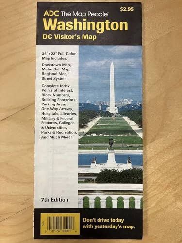  Downtown Washington Dc Vistor\'s Map