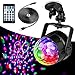Anpro Luci Discoteca LED, USB Alimentata Palla da Discoteca con 4M Cavo e Telecomando, Musica Attivata Luci Discoteca con Ventosa per Natale, Bar, Festa, Club, Car, Xmas, Regalo per Bambini