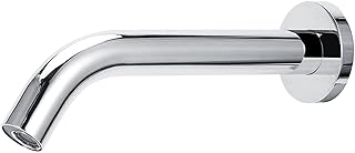 WOOXGEHM Stainless Steel Sensor Faucet, G1/2 Inch Wall Mounted Hot and Cold Basin Faucet with Electroplated Surface for Bathroom/Toilet/Kitchen/Hotel/Public Places