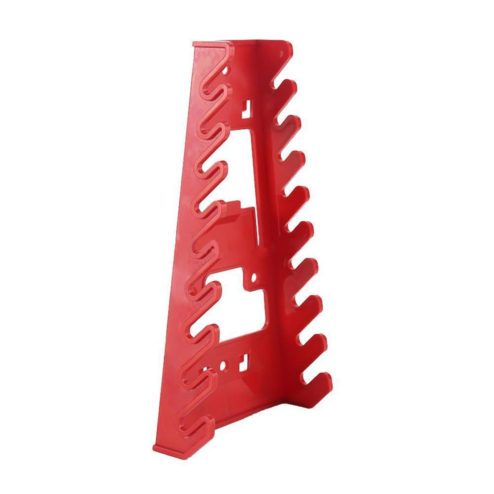 Hsioluted Shock Resistant Wrench Holder MultiSlot Design Tray Compactly Tool Organizers for Mechanics Projects Wrench Rack for Tool Storage