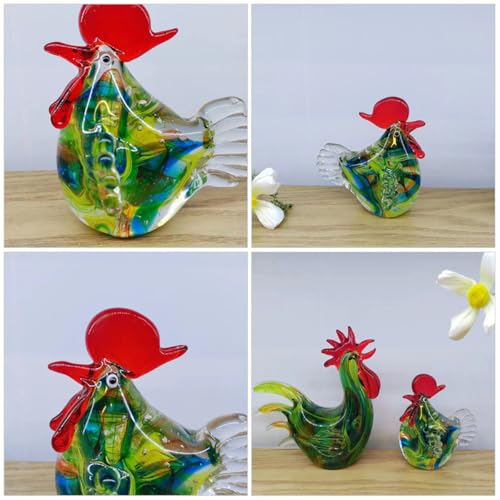 Poulet en verre réaliste GALPADA décoration durable extérieure - 6