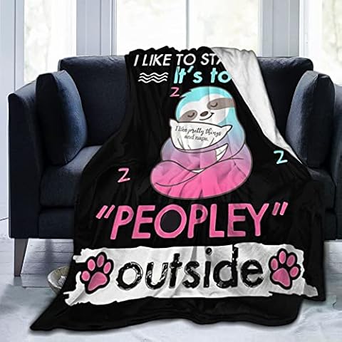 Custommixall Soft Sloth Blanket for All Cover