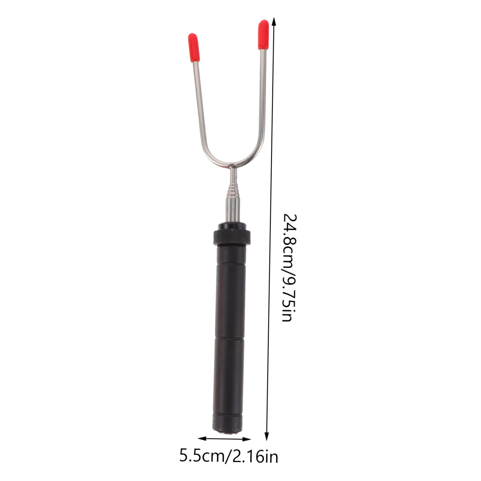 KESYOO 5Pcs Stainless Steel Meat Fork for Grilling Durable Bbq Forks for Marshmallow Roasting Sausage and Vegetable Skewers Outdoor Cooking Tool with Storage Bag