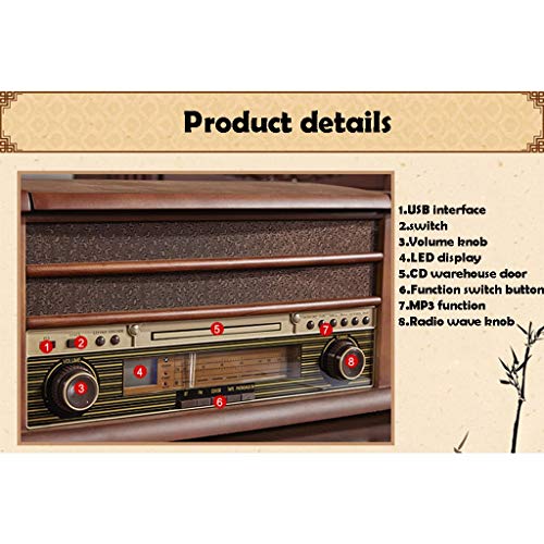 PPlatine Tourne Disque avec Haut-parleurs, Playback MP3 USB/Bluetooth/FM Radio/CD & Cassette Lecteur/Records Vinyle… - Les Beatles, Paul McCartney, John Lennon, RIngo Starr, George Harrison PPlatine Tourne Disque avec Haut-parleurs, Playback MP3 USB/Bluetooth/FM Radio/CD & Cassette Lecteur/Records Vinyle… – Image 5