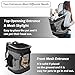 Kritter Planet Pet Carrier Backpack for Cats Dogs, Breathable Pet Backpack with 4 Mesh Window, Portable Pet Carrier for Camping