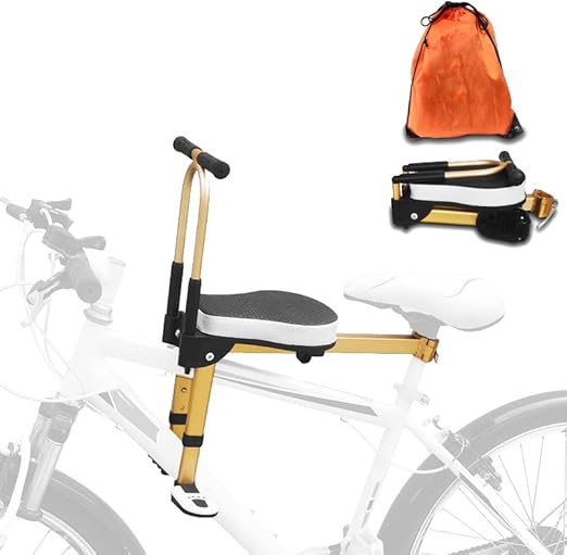 HUIOP Front Mounted Child Bicycle Seat, Mountain Bike Kids Seat