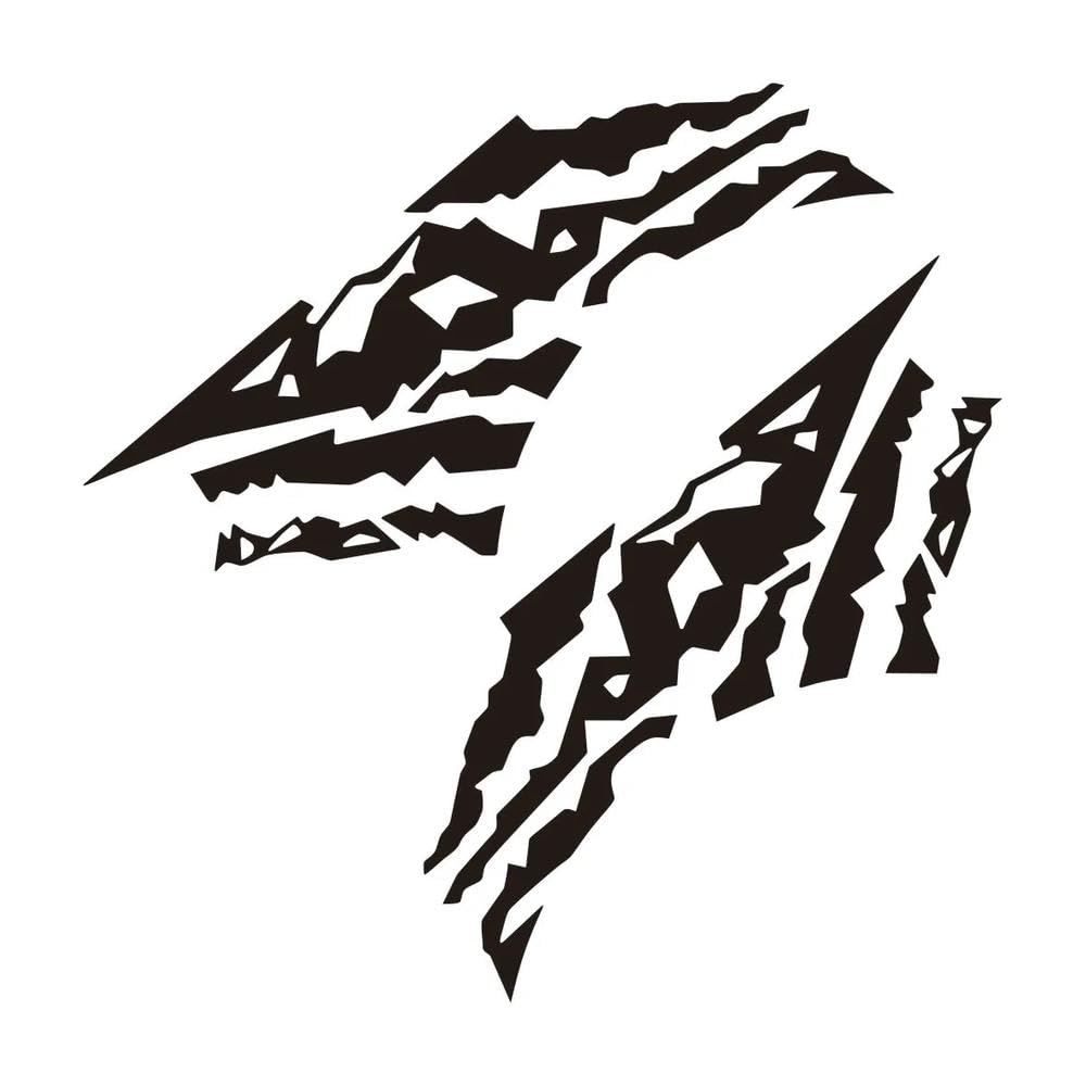 Trunk Decal Graphics Mountains Design Vinyl Cover Auto Truck Decor(Black)