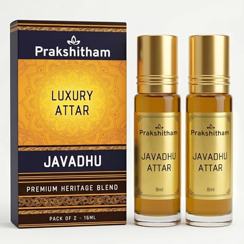 Image of Luxury Javadhu Attar | 8ml Pack of 2 (16ml Total) | Pure Javadhu Perfume for Pooja, Worship, Body Fragrance & Meditation | Long-Lasting Natural Attar Perfume