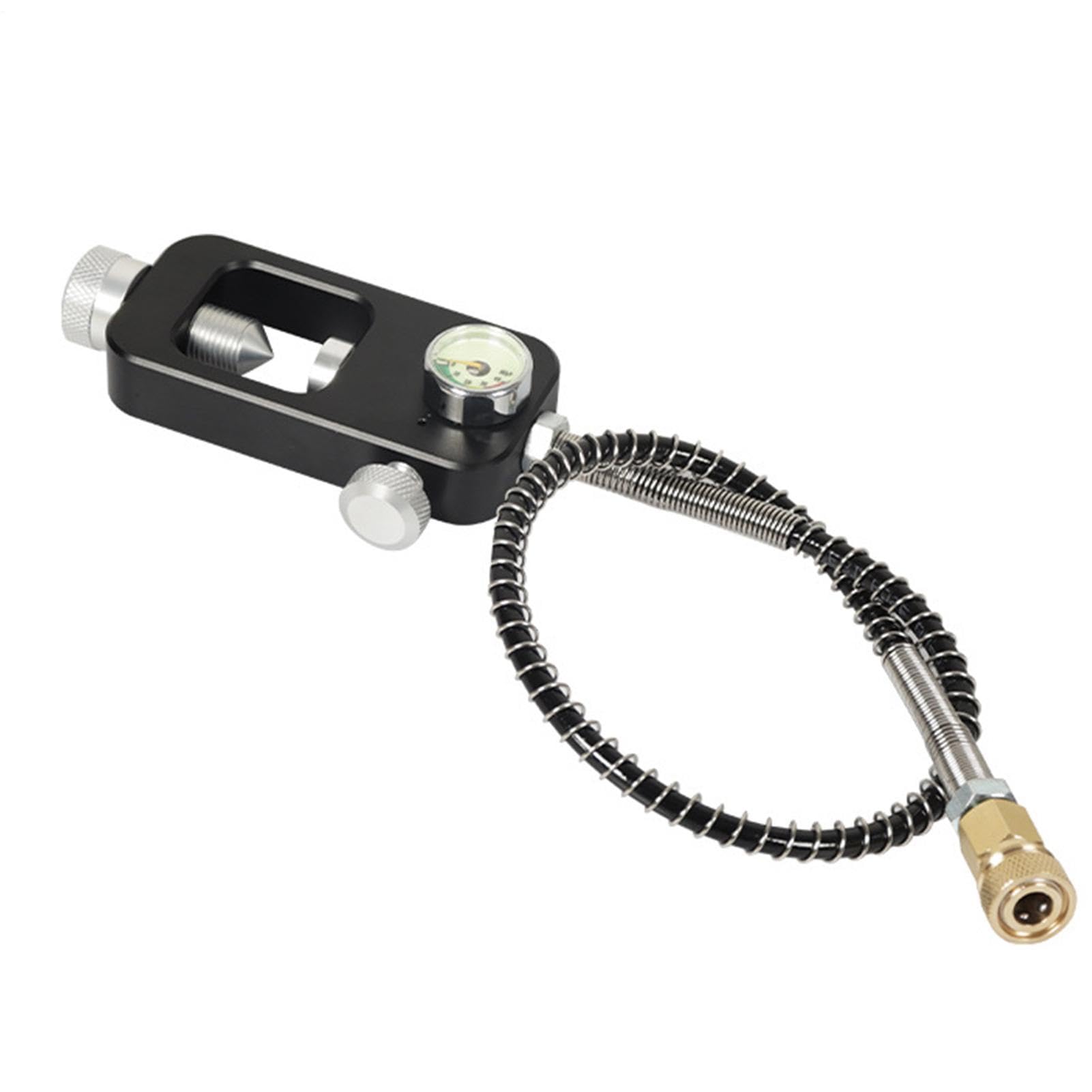 Adaptador de buceo con manómetro de alta resistencia para costa 8