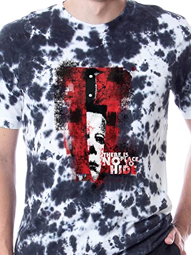 Halloween II Mens' Movie Film Michael Myers Character Sleep Pajama Set Tie Dye2