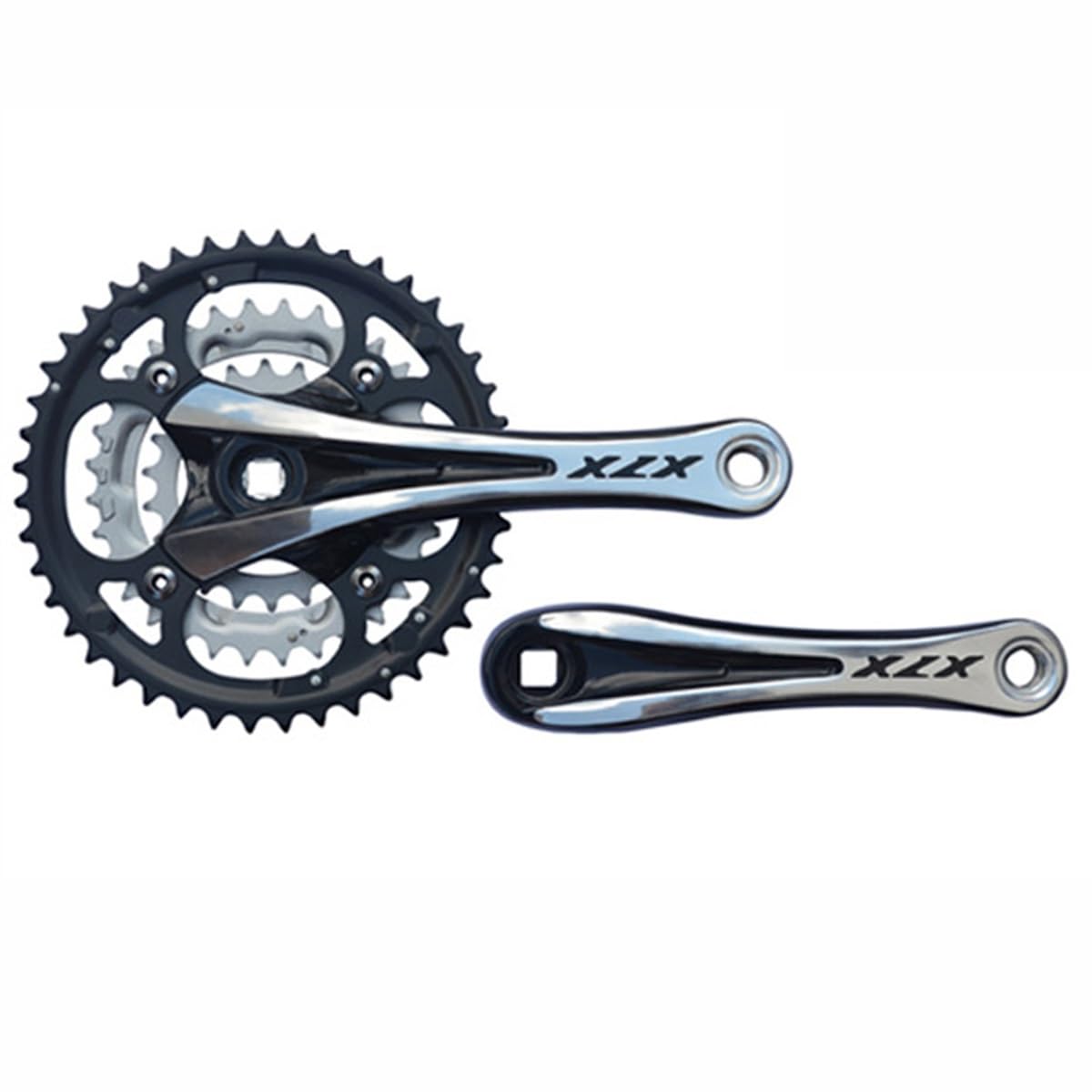Square Taper Crankset MTB 170mm Crank Arm Set Aluminum Alloy