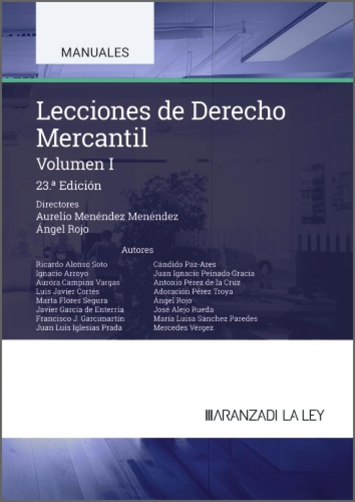 Lecciones de Derecho Mercantil (Volumen I) (Manuales Universitarios)